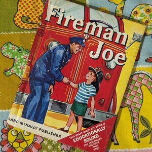 RESERVED | Fireman Joe | Vintage Firefighter Children's Book